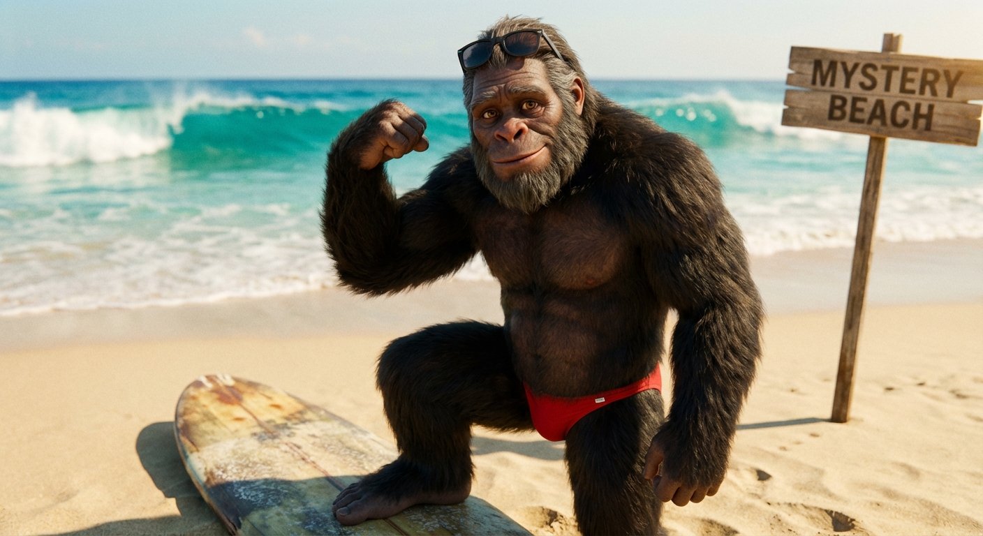 July: Beach Squatch
