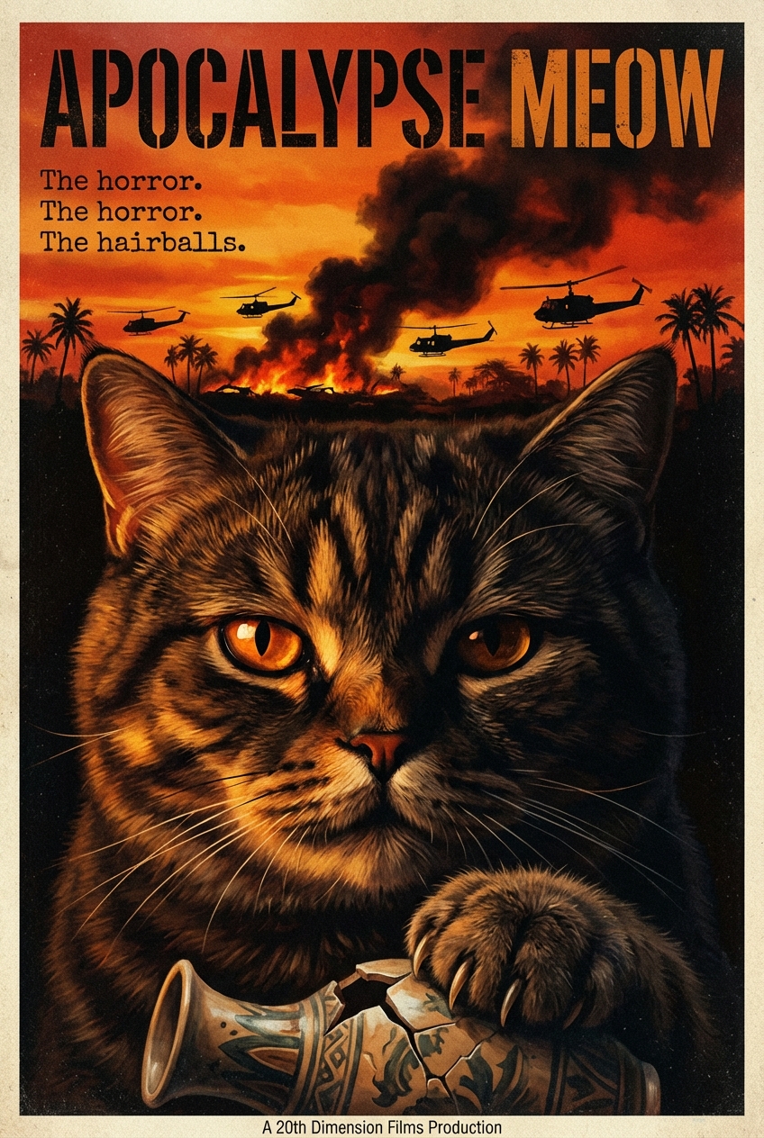 Apocalypse Meow (1991) - 20th Dimension Films promotional poster