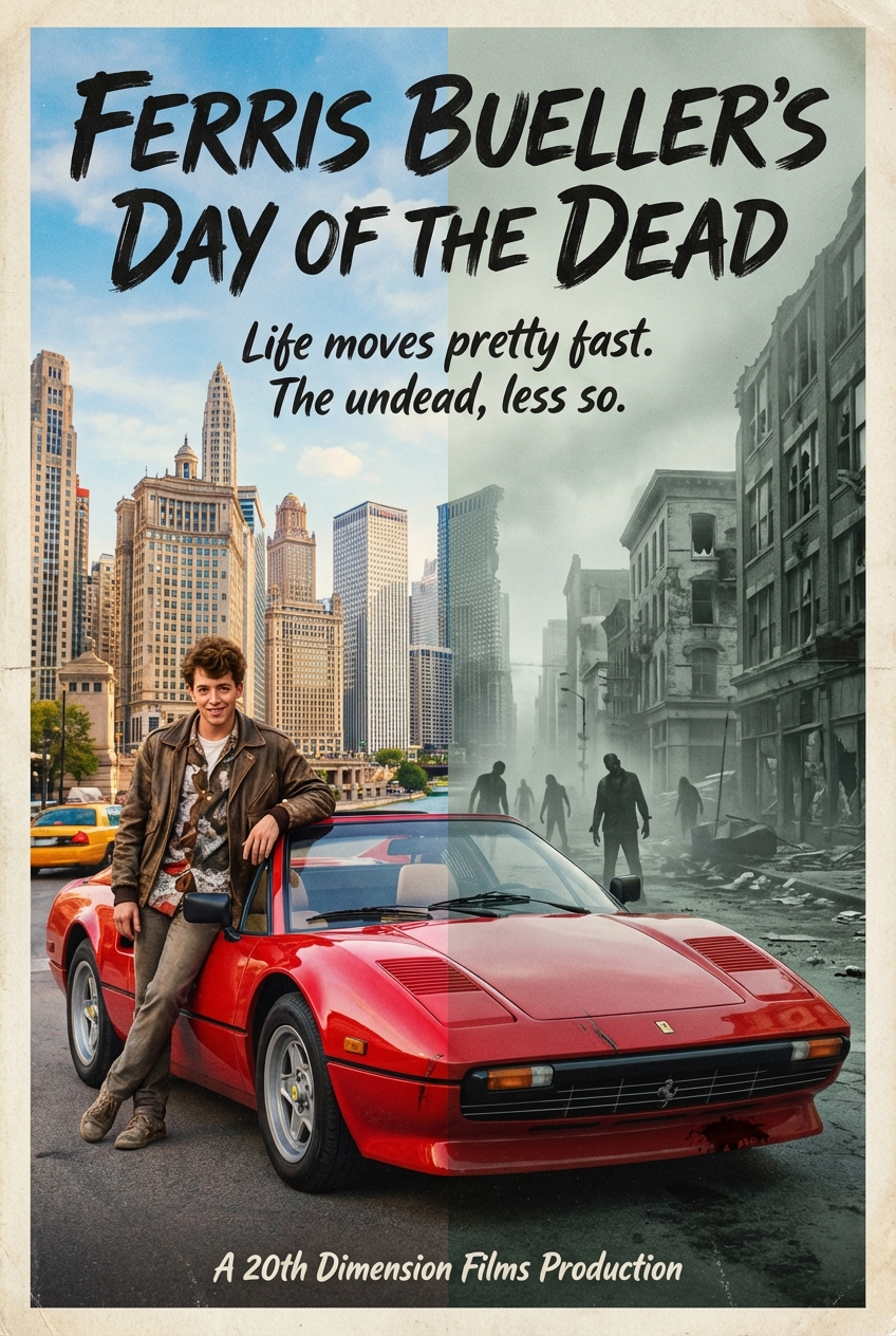 Ferris Bueller's Day of the Dead (1991) - 20th Dimension Films promotional poster