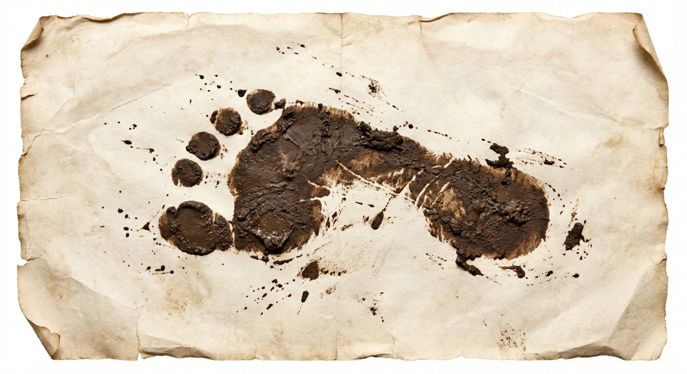 HotSquatch's muddy pawprint signature